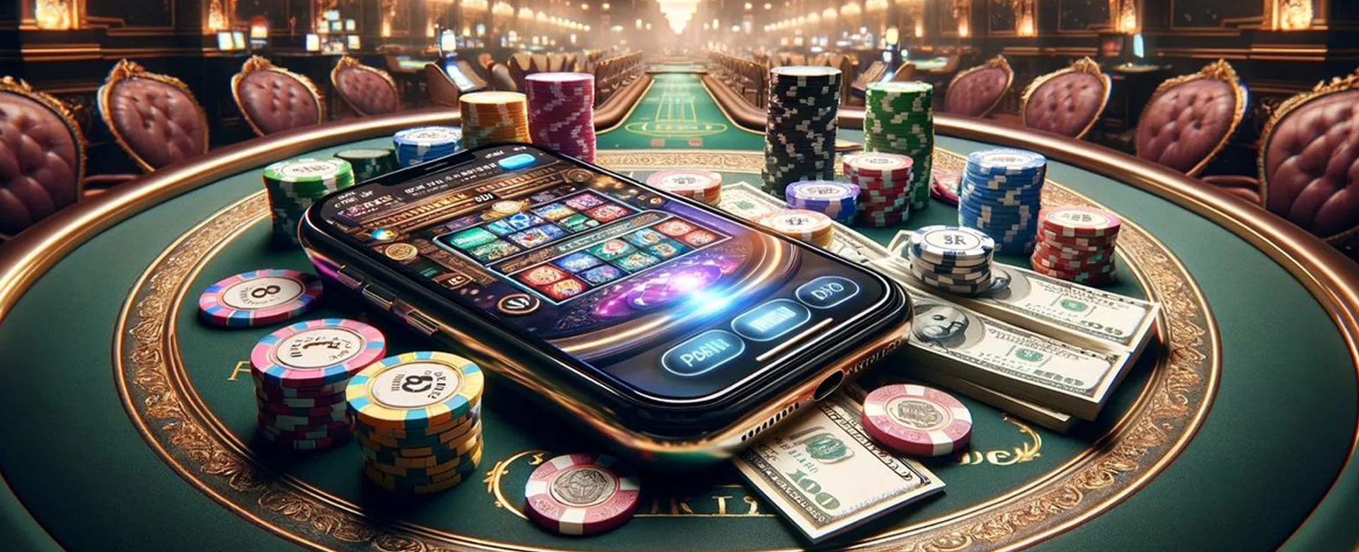 Dynamic casino games background for Login 777PUB PUB777